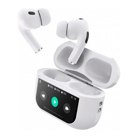 Ecouteurs  Force Play True Wireless ANC avec écran tactile Play Touch Blanc NOEL 2024