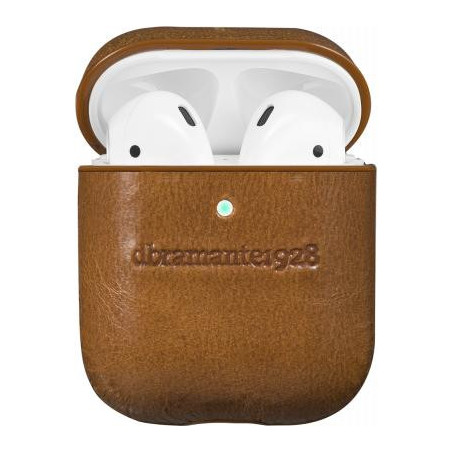 Coque Cuir AirPods Copenhagen Tan DBramante1928