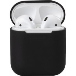 Coque Silicone AirPods Noire Bigben