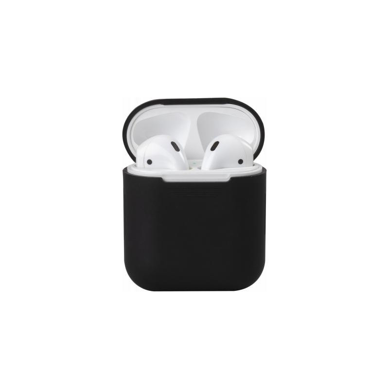 Coque Silicone AirPods Noire Bigben