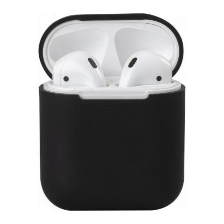 Coque Silicone AirPods Noire Bigben