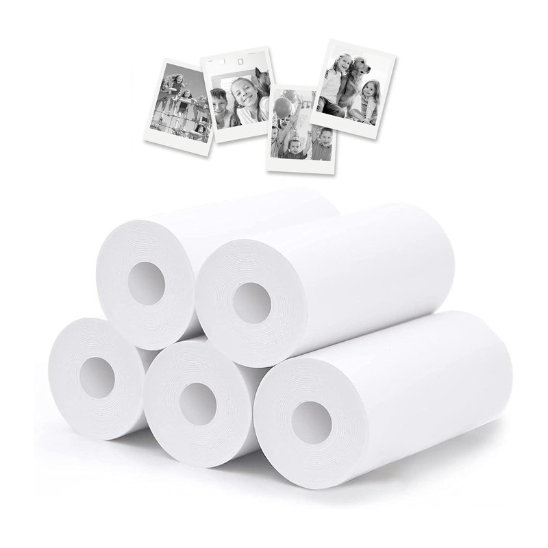 5 ROULEAUX PAPIER APPAREIL PHOTO ENFANT KIDPIC