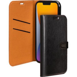 Folio Wallet iPhone 14 Plus Noir avec languette de fermeture Bigben