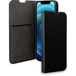 Folio Wallet iPhone 12 / 12 Pro Noir - 65% Plastique recyclé Certifié GRS Bigben