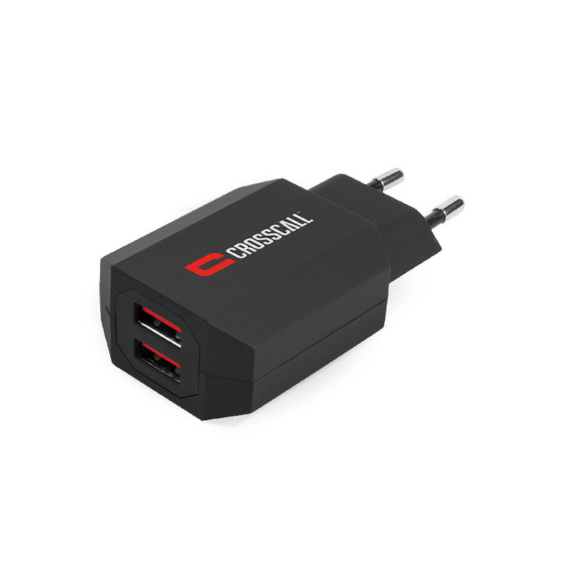 Base de chargeur secteur USB 2A noire Crosscall