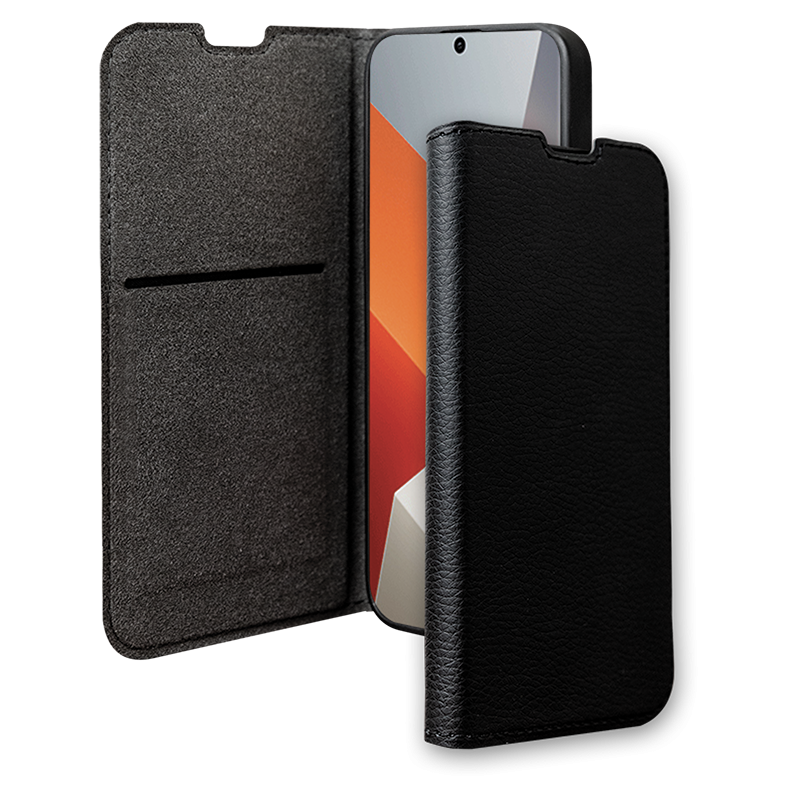 Etui Folio Wallet Xiaomi Redmi Note 13 Pro Noir Certifié GRS Bigben