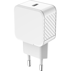 Chargeur maison 30W USB C PD Power Delivery Blanc Bigben