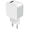 Chargeur maison 2.4A IC Smart Blanc Plastique recyclé Bigben