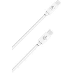 Câble USB C vers Lightning 50cm 3A Blanc Bigben