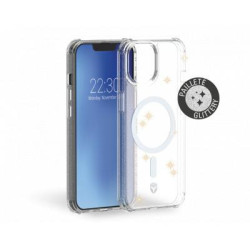 Coque Renforcée iPhone 13 / iPhone Iphone 14 AIR Transparente avec paillettes - Garantie à vie Force Case