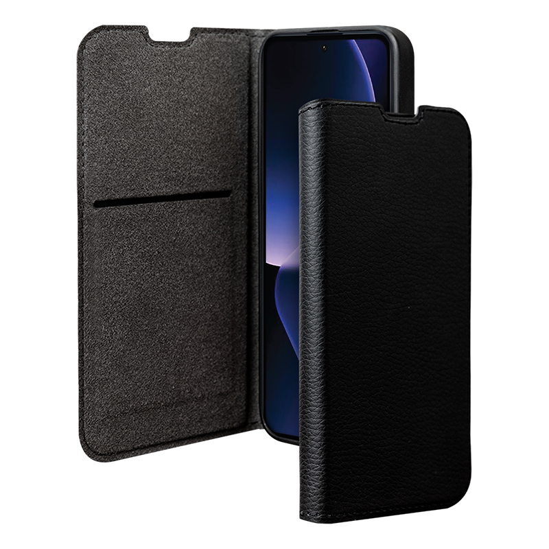 Etui Folio Wallet Xiaomi 13T et 13T Pro Noir Plastique recyclé Bigben