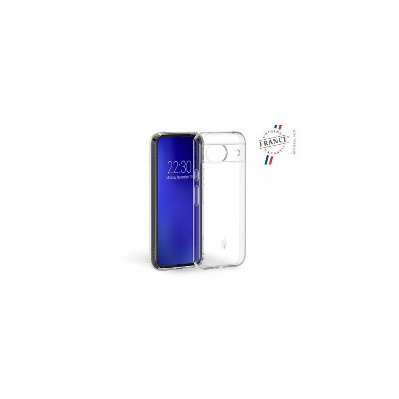 Coque renforcée Google Pixel 8A PULSE Origine France Garantie 3m MFG Transparente - Garantie à vie - Origine France Garantie