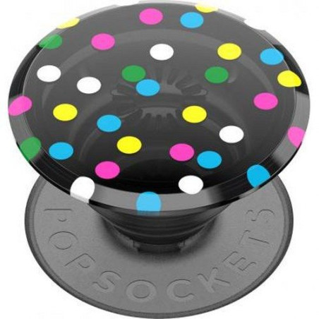 Pop Grip Premium Translucent Black Disco Dots Popsockets