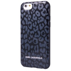  Coque arrière APPLE IPHONE 6+/6S+ TPU KAMOUFLAGE grise KARL LAGERFELD 