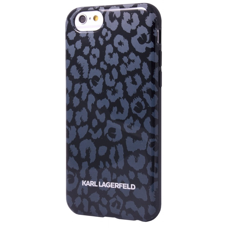  Coque arrière APPLE IPHONE 6+/6S+ TPU KAMOUFLAGE grise KARL LAGERFELD 