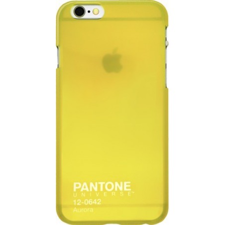 Coque rigide Pantone jaune pour iPhone 6 