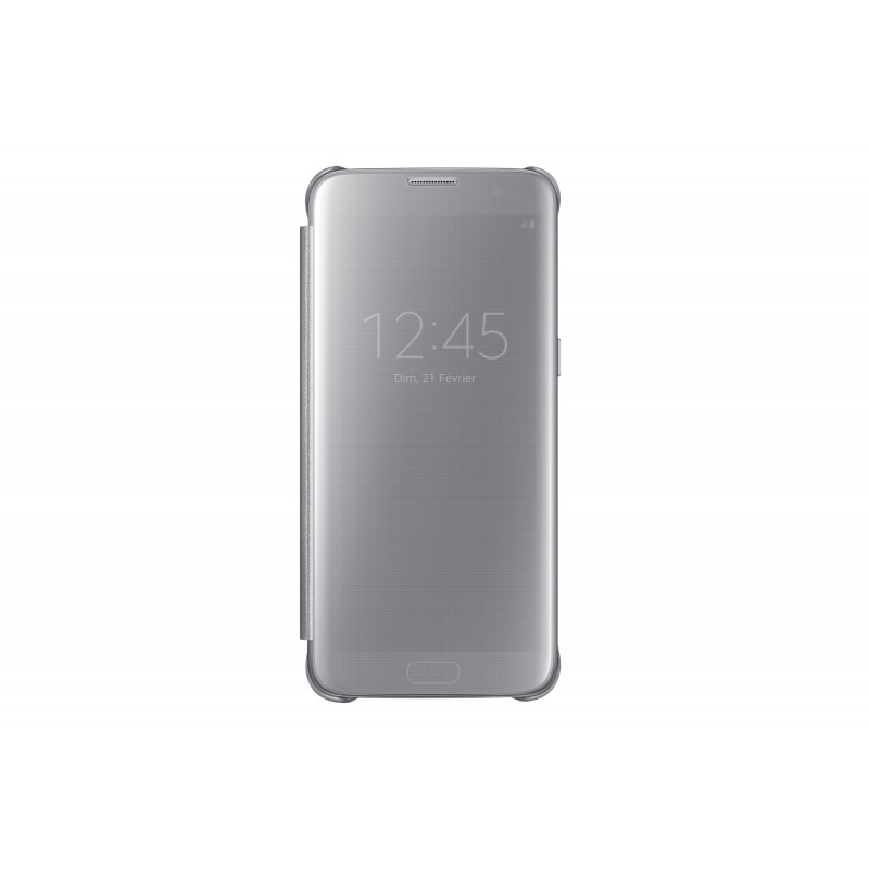 Etui Samsung Galaxy S7 Edge Clear View Cover Argent 
