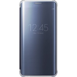 Etui Samsung Galaxy S6 Edge Plus  à rabat Clear View Cover noir 