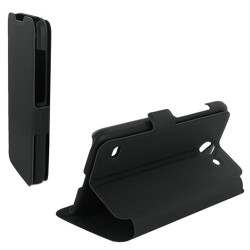 Book case Stand pour Huawei Y550 - Noir