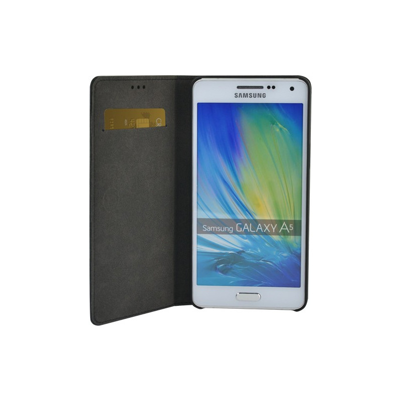 Etui folio noir pour Samsung Galaxy A5 A500
