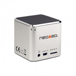 Mini enceinte Neoxeo SPK 120 aluminium avec lecteur MP3 intégré