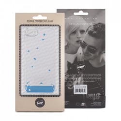 Coque IPhone 6/6s transparente liquide bleu