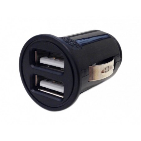 --VRAC-- Mini chargeur allume-cigare universel Moxie avec 2 entrées USB 3A