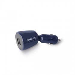 Chargeur allume cigare iphone bleu MADSEN