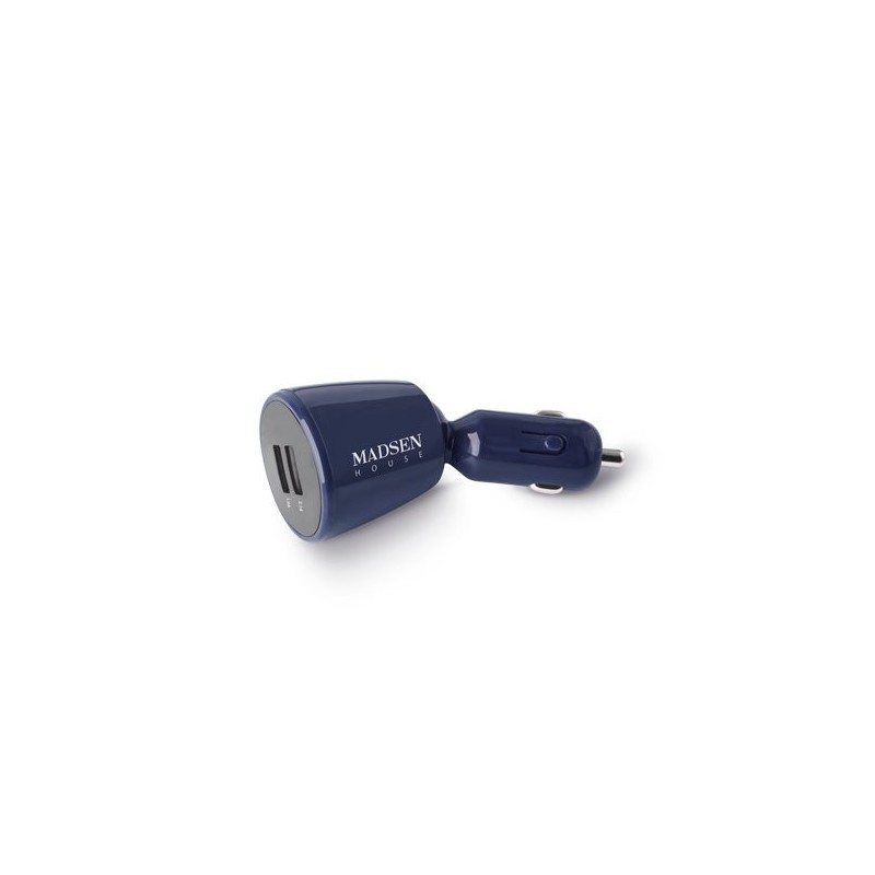 Chargeur allume cigare micro usb bleu MADSEN