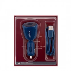 Chargeur allume cigare micro usb bleu MADSEN