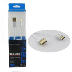 Cable data USB pour USB type C- Argent