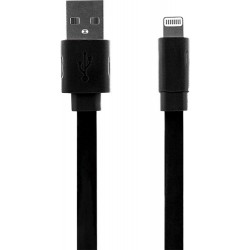 Câble Noir de charge et synchronisation USB/lightning