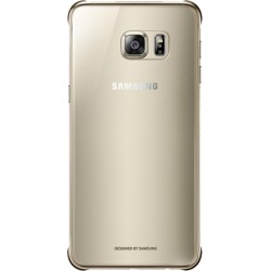 Coque Samsung Galaxy S6 Edge + rigide Samsung transparente & dorée 