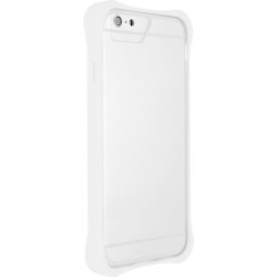 Bumper blanc avec plaque transparente iPhone 6/6S