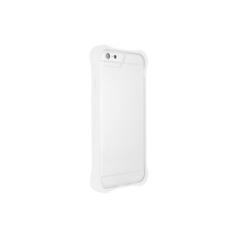 Bumper blanc avec plaque transparente iPhone 6/6S