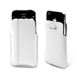 Etui Iphone 5/5s Universel Pocket Slim Blanc MUVIT