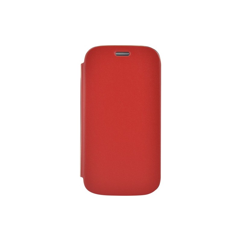 Etui folio rouge Made in France pour Samsung Galaxy Ace 4
