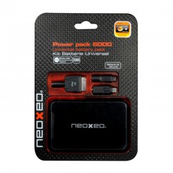 Batterie de secours Neoxeo Power Pack 6000 noir pour smartphones et tablettes