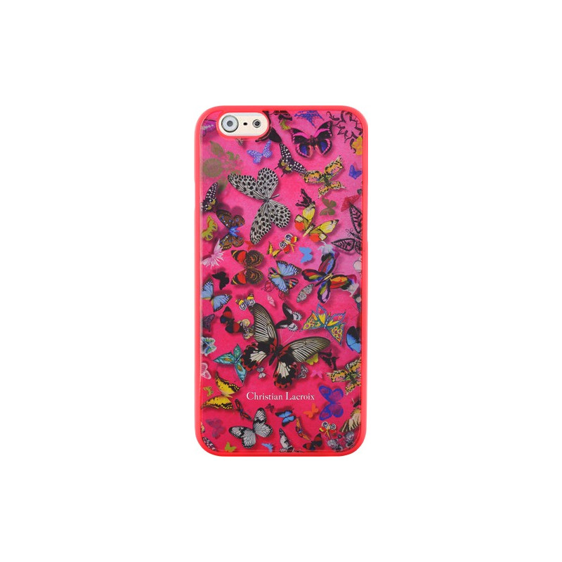 Coque iPhone 6 Butterfly Parade Christian Lacroix couleur Grenadine