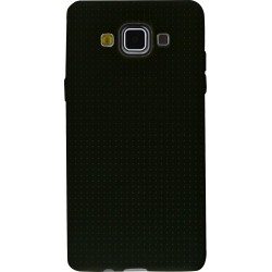 Coque Samsung Galaxy A5 souple noire avec finition micro-perforée