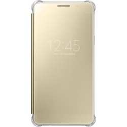 Etui Clear View Cover Samsung doré Galaxy A5 2016