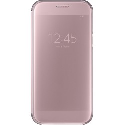 Etui rabat Clear View Cover Samsung Galaxy A5 2017 rose