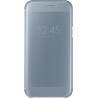 Etui pour Galaxy A5 A520 2017 à rabat Clear View Cover Samsung EF-ZA520CL bleu