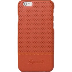 Coque iPhone 6/6S rigide Façonnable orange micro perforée