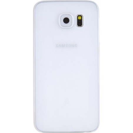 Coque pour Samsung Galaxy S6 G920 rigide translucide blanche ultra fine 