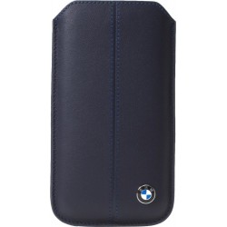 Etui Iphone 5/5S Cuir Bleu BMW