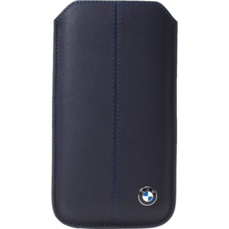 Etui Iphone 5/5S Cuir Bleu BMW