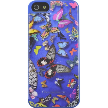 Coque pour iPhone 5/5S Butterfly Parade de Christian Lacroix couleur Cobalt 