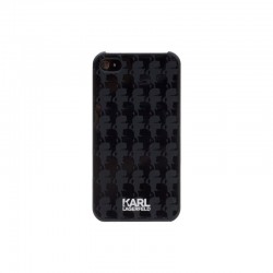 Coque rigide iPhone 5/5S noire Karl Lagerfeld collection Kaméo
