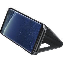 Etui Samsung Galaxy S8Plus Clear View Cover Stand noir
